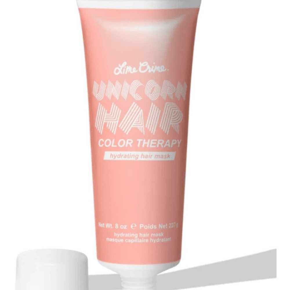 Lime Crime Pink Hair Care Squeeze Tube